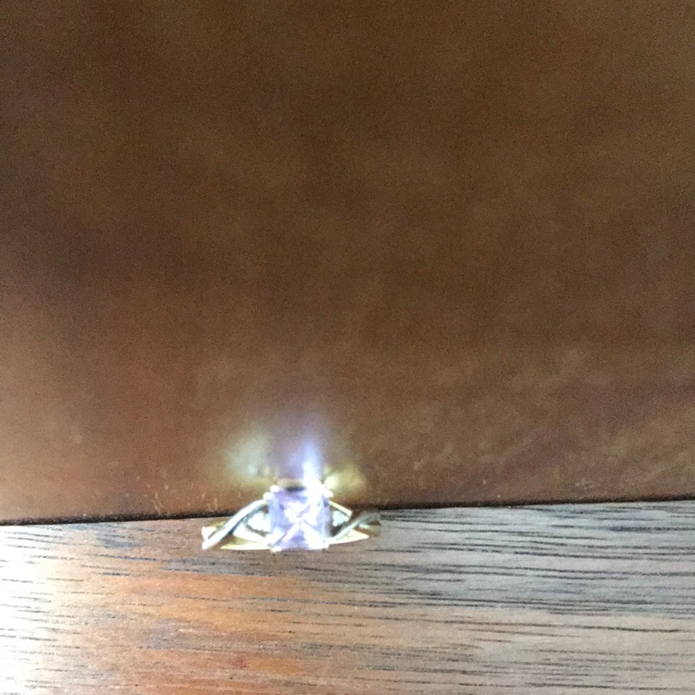 Amethyst and diamond ring from Ben Bridge
